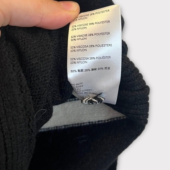 Anthropologie Rebekah Tunic Sweater Black and‎ White Stripe NWT Size Small - Picture 7 of 9